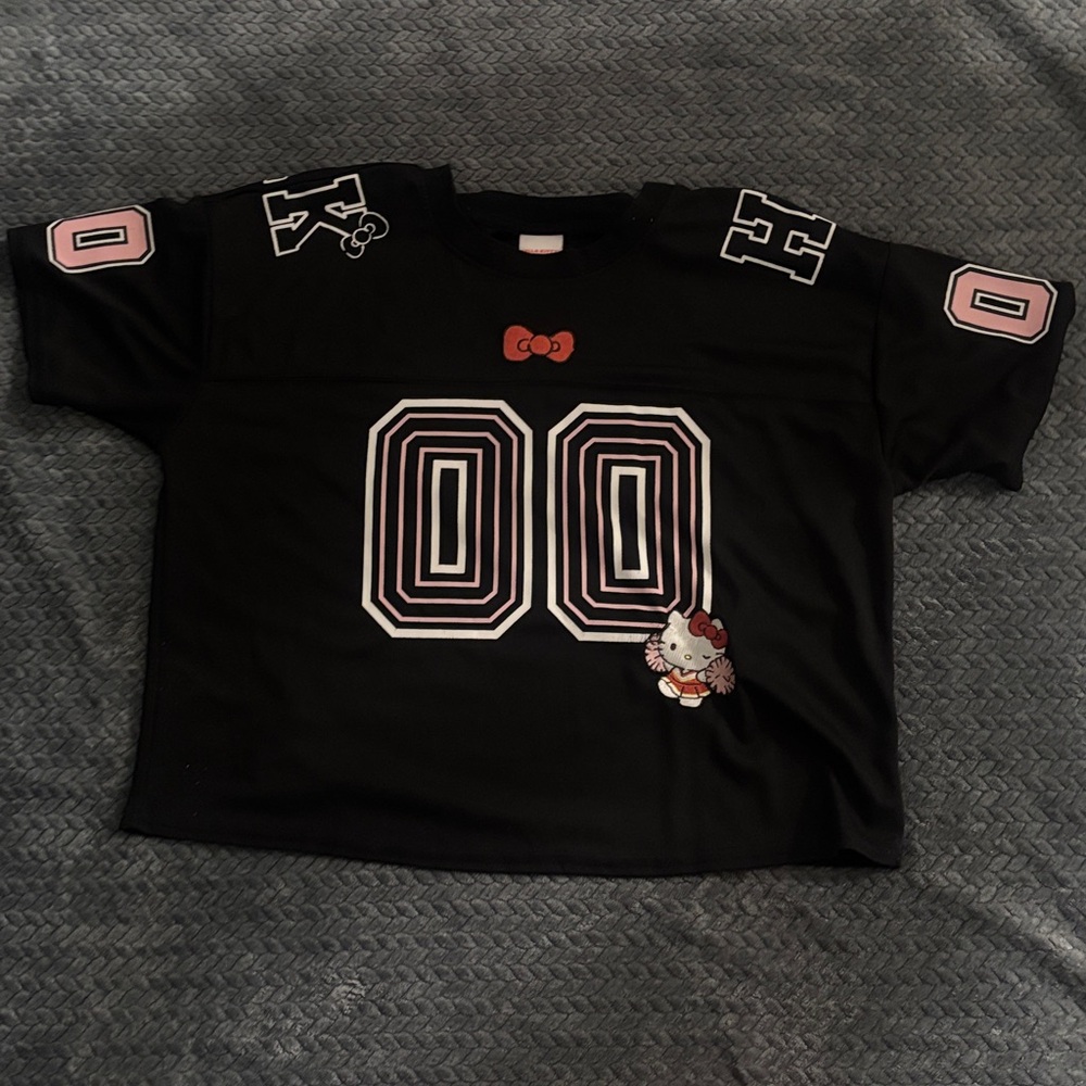 Hello Kitty Black Graphic T-Shirt